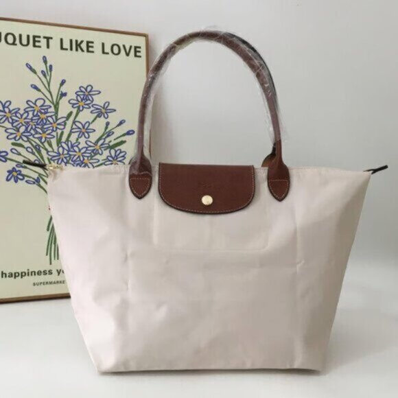 Longchamp Le Pliage Nylon Large Shoulder Bag Tote Travel Bag - Picture 1 of 8